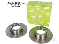 citroen 2cv front brake hydraulic parts disks 2 pieces P13007 - Image 1