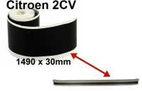 Bumper adhesive strip narrowly. Color black. Measurements of 1490x30mm