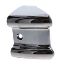 Alle - Bumper corner in front, for Citroen 2CV6 (plastic corner in front). Colour chromed. Attent