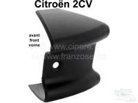 Citroen-2CV - Bumper corner in front, for Citroen 2CV6, (plastic corner in front). Reproduction. Or.Nr.9
