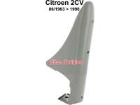 Citroen-2CV - Bumper overrider (original) without rubber protection strip, in front, for Citroen 2CV. Th