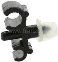 Alle - Brake line + fuel line fixture. Mounted laterally at the chassis. Suitable for Citroen 2CV