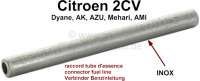 citroen 2cv fuel system gasoline line metal connector high grade P10099 - Image 1