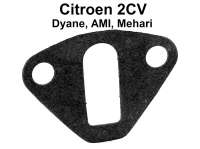 Citroen-2CV - Gasoline pump seal for the connector at the engine block. Suitable for 2CV. Made in German
