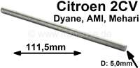 Citroen-2CV - Petrol pump push rod for Citroen 2CV6. (Drive for the fuel pump). Reproduction.  Suitable 