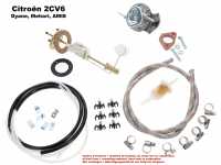 citroen 2cv fuel system petrol intake pipe complete 2cv6 2cv4 dyane mehari typical problem P10906 - Image 1
