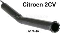 Tank neck reproduction, for Citroen 2CV. Fits only for fuel tank out of sheet