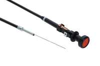 Alle - Choke cable, latest version for Citroen 2CV + Dyane. For square mounting. The choke cable 