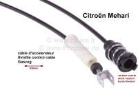 citroen 2cv gas manipulation cable choke mehari throttle control 630mm P10504 - Image 1