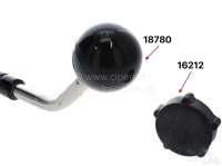 Citroen-2CV - Gear shif knob(ball), from synthetic. Color black. Suitable for Citroen 2CV.