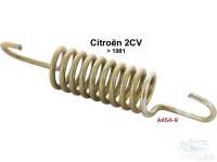 citroen 2cv hand brake handle tension spring mounted between handles P13103 - Image 1