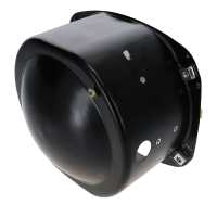 Peugeot - Dyane/Mahari, left headlight housing, made of metal. Suitable for Citroen Dyane and Mehari