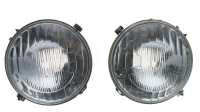Citroen-2CV - Dyane/Mehari, headlight inserts (2 pieces) original from Infasa in Spain. Suitable for Dya