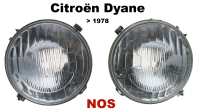 citroen 2cv headlights accessories holder dyanemehari headlight inserts 2 pieces infasa P14715 - Image 1