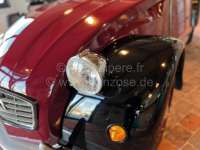 Alle - Headlamp chrom-plated, with H4 reflector. Suitable for Citroen 2CV, HY.  Original form, pl