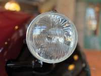 Alle - Headlamp chrom-plated, with H4 reflector. Suitable for Citroen 2CV, HY.  Original form, pl