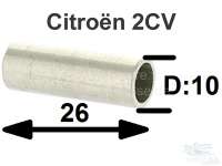 Citroen-2CV - 2CV, headlamp holder, spacer sleeve in the headlamp holder for headlamp height adjustment.