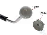 Citroen-2CV - Knob for opening mechanism of the Ventilation shutter. Color grey, production from hard pl