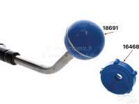 Renault - Knob for opening mechanism of the Ventilation shutter. Color blue, production from hard pl