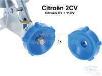 Citroen-2CV - Knob for opening mechanism of the Ventilation shutter. Color blue, production from hard pl