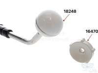 Citroen-DS-11CV-HY - Knob for opening mechanism of the Ventilation shutter. Color cream, production from hard p