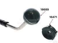 Renault - Knob for opening mechanism of the Ventilation shutter. Color green, production from hard p