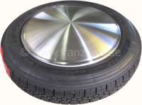 Citroen-2CV - Moon disk set for 2CV. (4 fittings). Smooth wheel cover.