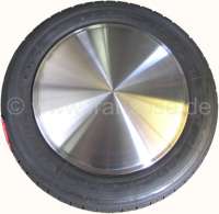 Citroen-2CV - Moon disk set for 2CV. (4 fittings). Smooth wheel cover.