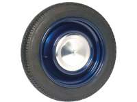 Citroen-2CV - Wheel cover polished, from high-grade steel. The wheel cover have a different design than 