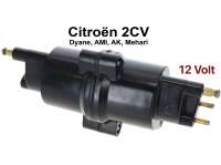 Citroen-2CV - Ignition coil Citroen 2CV, 12 Volt, reproduction. This optically original ignition coil ha