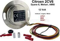Renault - Electronic ignition system 12 Volt. For Citroen 2CV6. This electronic ignition system is v