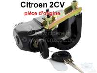 Citroen-2CV - Ignition lock complete (original, without ignition lock contact plate), for Citroen 2CV si