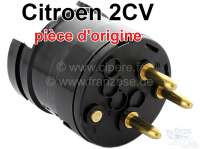 Citroen-2CV - Starter lock contact plate (Original), for Citroen 2CV6, starting from year of constructio