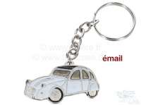 Renault - Key ring, 2CV, white, enamel