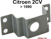 Citroen-2CV - 2CV, Luggage compartment lid - lock fastener cover sheet. The sheet metal is mounted in th