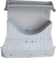 Citroen-2CV - 2CV, Luggage compartment sheet metal completely welds, inclusive rear end panel + seat ben