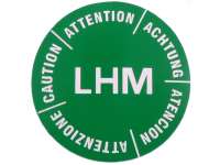 citroen 2cv main brake cylinder label lhm fluid reservoir P16986 - Image 1