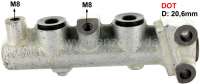 citroen 2cv main brake cylinder master system dot dual circuit piston P13033 - Image 1