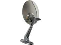 Citroen-2CV - Mirror round. Diameter: about 105mm. Completely made of metal. Very beautiful small mirror