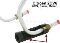 Citroen-2CV - Oil cooler tool (to release the connector nut of the oil line, which goes into the engine 