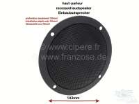 Peugeot - Recessed loudspeaker, very flat construction height (scope of delivery: 1 piece). Installa