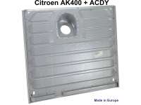Citroen-2CV - AK/ACDY, tank panel for Citroen AK400 + ACDY. Large corrugated sheet, reproduction. Made i