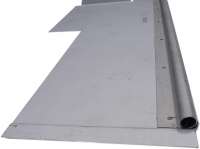 Citroen-2CV - AK/AZU, front panel sheet metal (height of B-support) for left wheel house. For Citroen AK