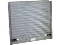 Citroen-2CV - AZU, spare wheel hood for Citroen AZU 250. Small corrugated sheet. The sheet metal is elec