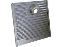 Citroen-2CV - AZU, tank panel for Citroen AZU 250. Small corrugated sheet. The sheet metal is electrolyt