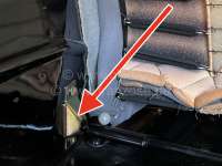 citroen 2cv rear body components seat bench fixture sheet metal 2 P15627 - Image 2