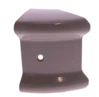 Alle - Bumper corner rear, for Citroen 2CV6 (Plastic corner rear). Clour grey. The protection cor