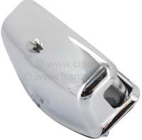 Citroen-DS-11CV-HY - License plate light made of metal. Chrom-plated. Width: 116mm. Depth: 51mm. Overall height