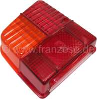 Citroen-2CV - Taillight cap on the left, reproduction, for Seima light. The caps are supplied without te