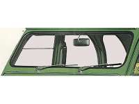 citroen 2cv remaining glazing windshield clearly laminated glass special forwarding expenses P16015 - Image 2